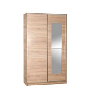 Adore Mobilya Elit Plus Aynalı Sürgülü Gardırop-Sonoma 120x207x52 cm (GxYxD)
