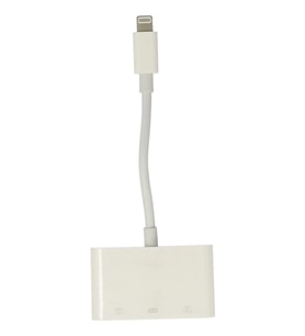 APR23 Iphone Otg 3in1 - Beyaz