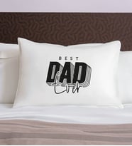 BK Gift Kişiye Özel Baba Temalı Pamuklu Yastık Kılıfı-1 50x70cm, Babaya Hediye, Babalar Günü Hediyeleri