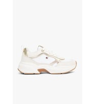 Tommy Hilfiger TH Chunky Runner Metalik Kadın Gold Sneaker FW0FW092040HU