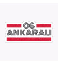 06 Ankaralı Plaka Araba Sticker Yapıştırması