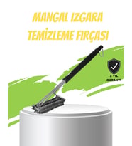 Mangal Izgara Temizleme Fırçası Paslanmaz Çelik Telli Uzun Saplı