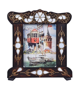 Nusnus Sedef İşlemeli Kartpostallık 24x22 cm No2