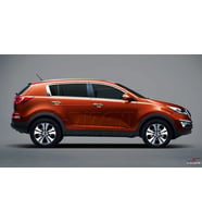 Kia Sportage Uyumlu Krom Cam Üst Çıtası 4 Parça 2010-2015