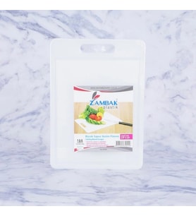 Lunaev Sapsız Büyük Plastik Kesim Panosu 33.5x24cm Kesme Tahtası