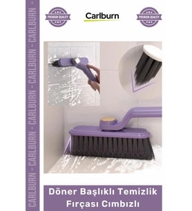 Zemin Fayans Derz Pencere Köşe Banyo Mutfak Pratik Döner Başlıklı Temizlik Fırçası Cımbızlı