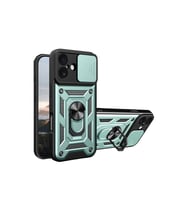 Apple İphone 17 Pars Lens Yüzüklü Silikon - Yeşil
