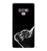 PrintiFy Samsung Galaxy Note 9 ile Uyumlu Köpek 1 Kamera Korumalı Şeffaf Kılıf