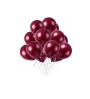 Metalik Bordo Balon 12 inc
