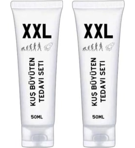 Xxl Kuş Büyüütücü Erkeklere Özel Pe.Nis Bakım Kremi 50 Ml X 2 Adet