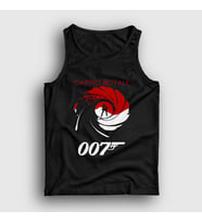 Presmono Unisex Siyah Casino Royale Film James Bond Atlet 257468tt
