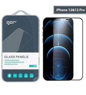 GOR iPhone 12-12 Pro 6.1 9D Hardening Tempered Full Cam Ekran Koruyucu-(5775) - HPSBYI3529-2402