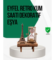 Ahşap Kum Saati – Vintage Tasarımlı Masa Dekoru