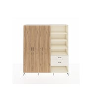 Hyperion Dolap 16 Raflı 2 Çekmeceli 3 Kapaklı 220x44x243 Aytaşı-Çam/Aytaşı