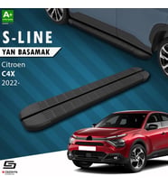 S-Dizayn Citroen C4 X S-Line Siyah Yan Basamak 183 Cm 2022 Üzeri A+ Kalite