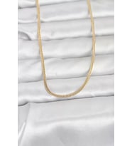 CM 14K Gold Renk Dolgun Zincir Model 60 cm Kadın Kolye - TJ-BKO10954