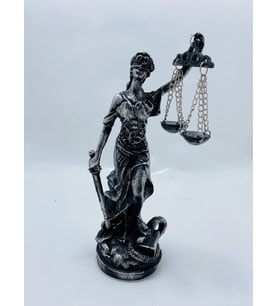 Adaletin Simgesi Adalet Kadın Terazisi Themis Adalet Heykel 19 cm