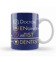 Doctor Engineer Artist Dentist 035 Kupa Bardak Porselen