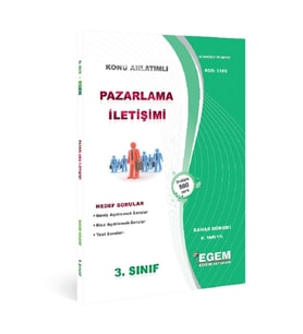 Egem Yayınları Aöf Pazarlama Iletişimi (Çok Renkli)