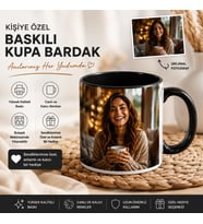 Kişiye Özel Fotoğraflı Kupa Bardak Çift Taraflı Baskı