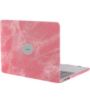 MacBook Air Kılıf 13 inç A1369 A1466 ile Uyumlu 2010-2017 Eski USB Girişli Model Sert TPU Hard Case İnce Hafif Çizilmeye ve Darbeye Dayanıklı Kumaş Kaplama Laptop Kılıfı Pembe