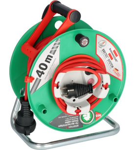Brennenstuhl Garant G Bretec Serisi IP44 Lisanslı Cablepilot 38+2 Metre Bahçe ve Dış Mekan için Makaralı Kablo