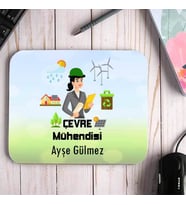 Çevre Mühendisine Hediye İsimli Mouse Pad (STD)