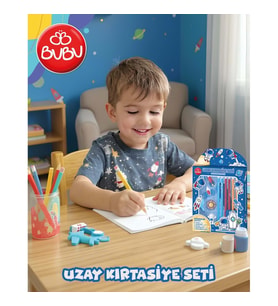 Bu-Bu Kırtasiye Seti Uzay
