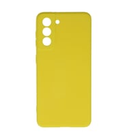 Samsung Galaxy S21 Kılıf Nano İçi Kadife Silikon - Sarı