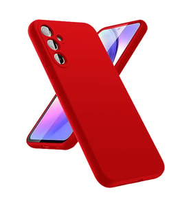Newface Samsung Galaxy A24 4G Kılıf First Silikon - Kırmızı