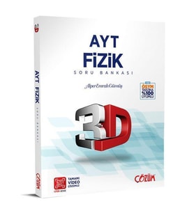 AYT 3D Fizik Tamamı Video Çözümlü Soru Bankası 3D Yayınları
