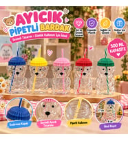 Ayıcık Pipetli Bardak 500 ML