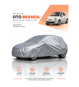 FİAT 500 AİLESİ (2012-2020) HATCHBACK Uyumlu Araba Brandası Oto Branda Araba Örtüsü Araç Çadırı