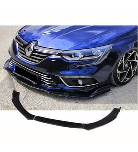 Renault Megane 4 Ön Lip Piona Black 3 Prç 2016 2017 2018 2019 2020 2021