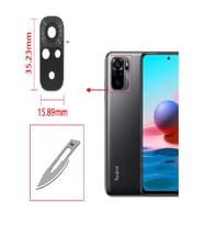 Tkgz Xiaomi Redmi NOTE 10 NOTE 10s 4G Arka Kamera CAM Lensi + Bistüri Ucu
