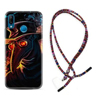 Huawei P20 Lite Mate 10 20 Lite Pro P40 Lite KılıfBoyun Asklı Rasta Silikon Karga 1616