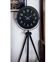 River World Ayaklı Saat Tripod Gold Rakamlı Prime Black