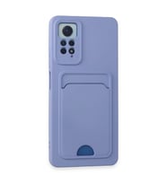 Xiaomi Redmi Note 11 Pro Kılıf Kelvin Kartvizitli Silikon - Lila