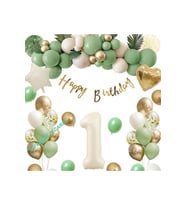 DÜVENCİ TİCARET KÜF YEŞİLİ DENİZ KUMU BALON SET