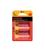 KODAK SUPER HEAVY DUTY ZINC D 2'Lİ