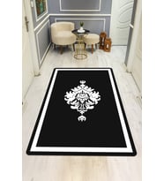 Modern Desenli Dijital Baskı Kaymaz Taban Halı H0186