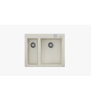 TEKA FORSQUARE 590 TG BRİGHT CREAM ÇİFT HAZNELİ FLUSH TEGRANİT EVYE 115260022