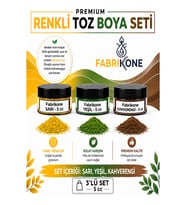 3'lü Set Premium Parafin Soya Wax Toz Mum Boyası Hobi Seti - 5 cc (Sarı, Yeşil, Kahverengi) BKFAB3SRYKH5G