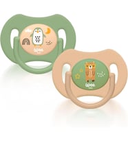 Baby Duo Simetrik Uçlu Silikon Emzik 6-18 Ay