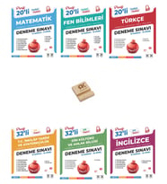 Nartest LGS 8. Sınıf Prestij Tüm Dersler (Mat- Fen-Türkçe-İnkılap-Din-İngilizce) 6lı Deneme Seti