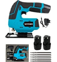 Steiner Alman 12 V 3.0 Ah Li-Ion Çift Akülü Şarjlı Dekupaj Testere Mavi