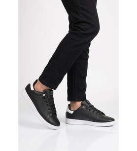 Cool Unisex Siyah-Beyaz Günlük Sneaker Spor Ayakkabı Rahat Casual Model Ursula G