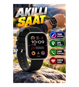GPS Uyumlu Akıllı Saat Uyku ve Sağlık Takibi, Tema Değiştirme Özellikli