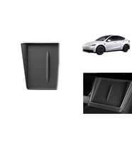 Tesla Model Y Standart ve Juniper Uyumlu Ön Konsol Kablosuz Şarj Pedi Kaymaz Silikon Matı 1 Adet Siyah