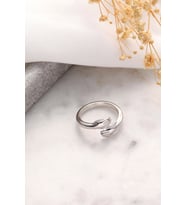925 Ayar Gümüş Sarılan Eller Yüzük - Silver